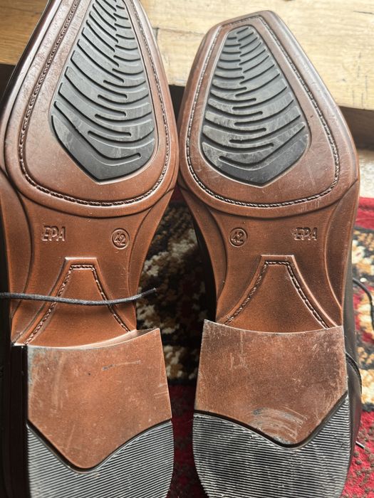 Pantofi barbati din piele naturala si cu talpa din piele