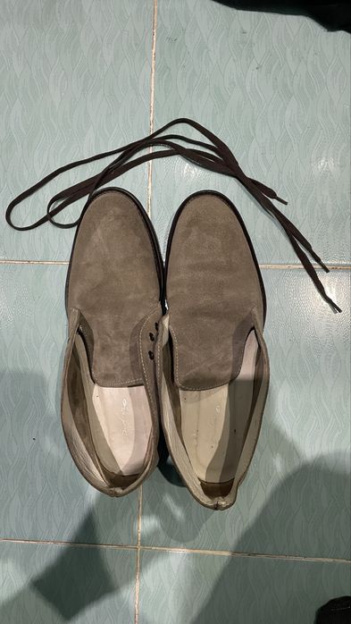 Ботинки замшевые демисезонные