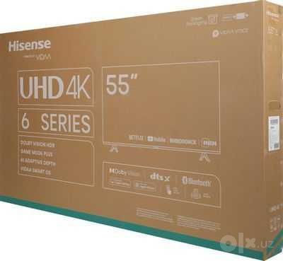 Телевизор Hisense 55A6Q Smart 4K HDR  Доставка бесплатно