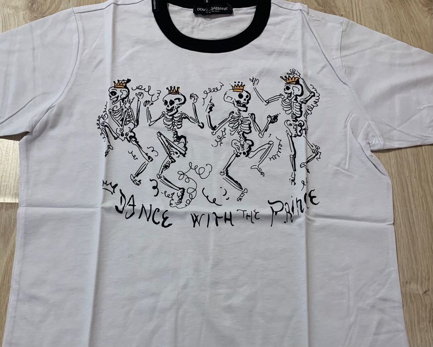 Нови мъжки тениски в четно и бяло Dolce Gabanna