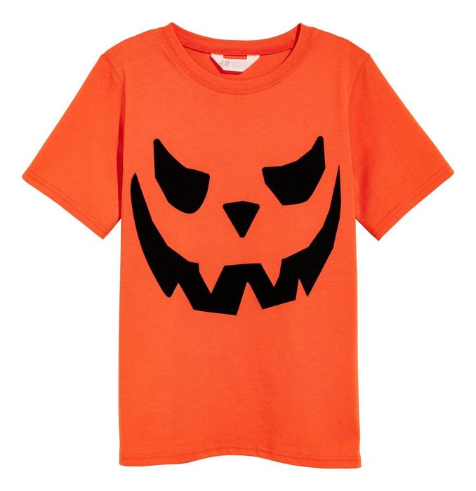 Тениска H&M pumpkin