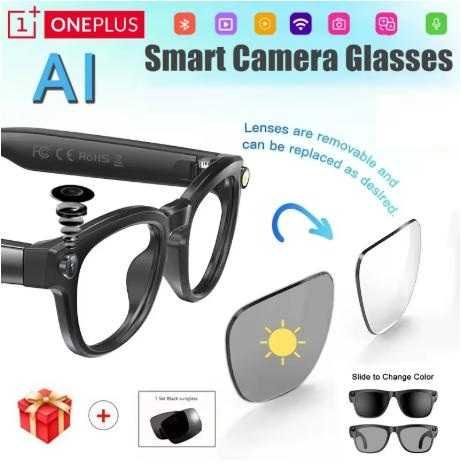 Смарфтон Записващи Очила Скрита Камера Умни Очила Видеозапис Разговори