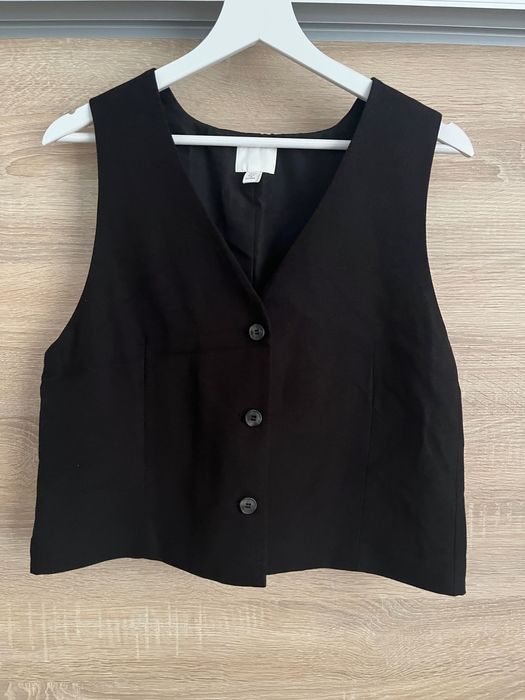 Черен елек H&M, размер Л