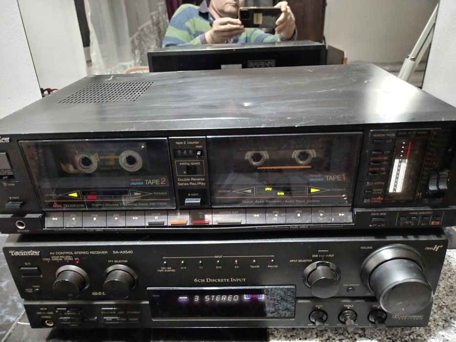 Dublu casetofon deck Technics RS-t80r