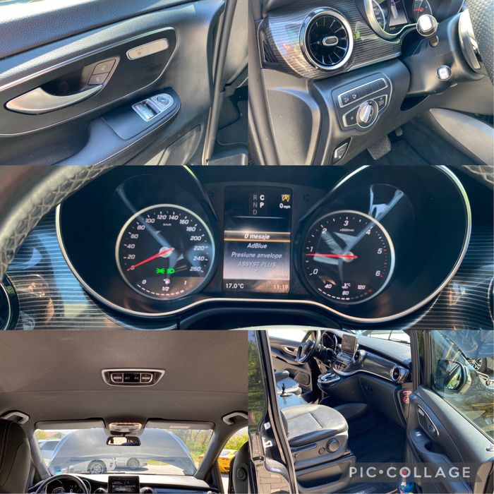 Mercedes V-250d 4M Extra Long XXL 7+1 locuri 2.0 cdi 194 cp Euro 6 adblue 9G-Tronik 2020 Facelift