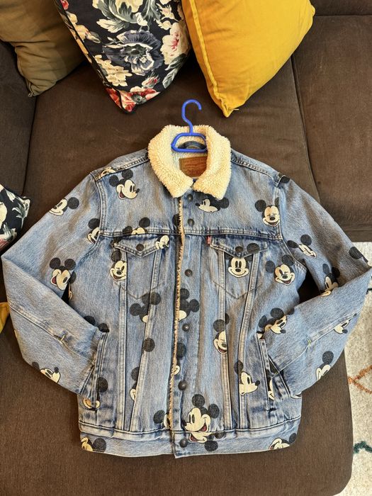 Geaca de blugi imblanita Levi’s Mickey Mouse