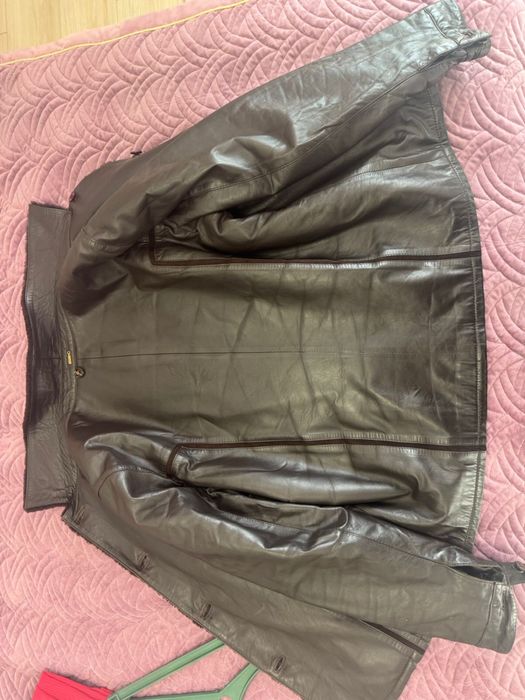 мужская кожаная дубленка