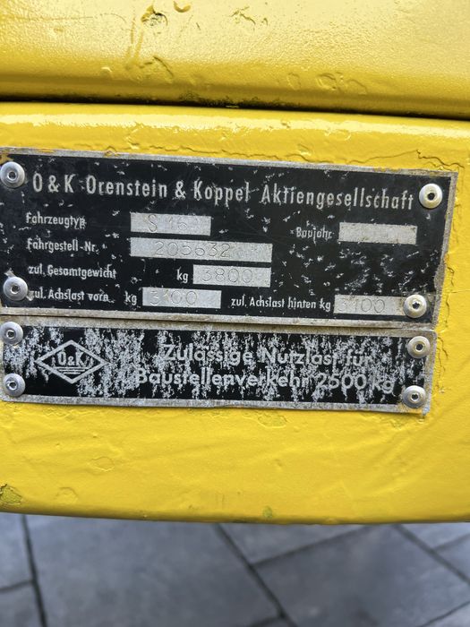 O&K S16 dumper teren greu cu motor Hatz