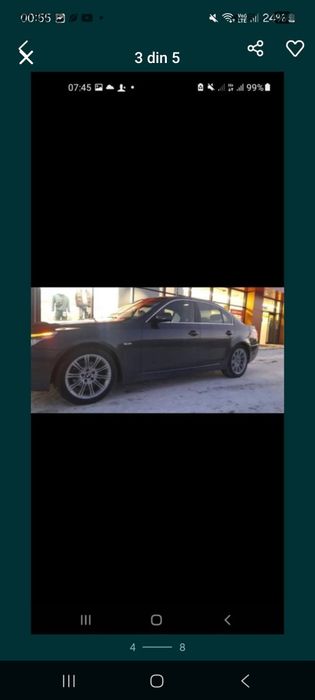 Bmw seria 5 an 2008 m47,210 000 km