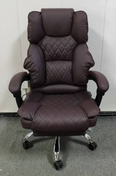 Scaun birou profesional Visoli, functie masaj, cu suport picioare