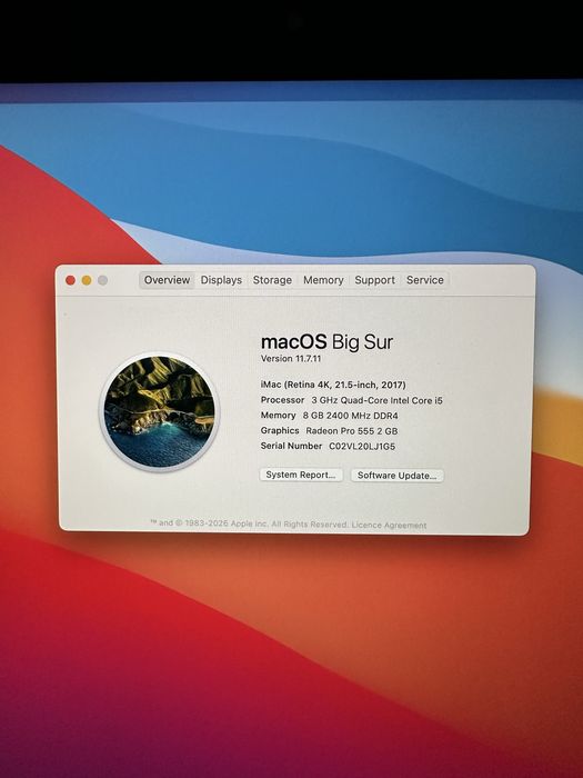 iMac 21.5-inch 2017