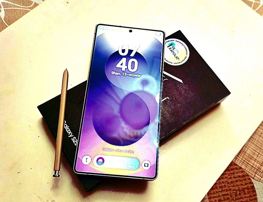 Самсунг С 25Ултра. 256/12 ГБ. Каробка яқинда очилган. 1 йил  гарантиял