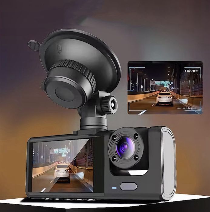 Camera de bord (dubla) DVR 1080p, Full HD ~ Card cadou 32 Gb