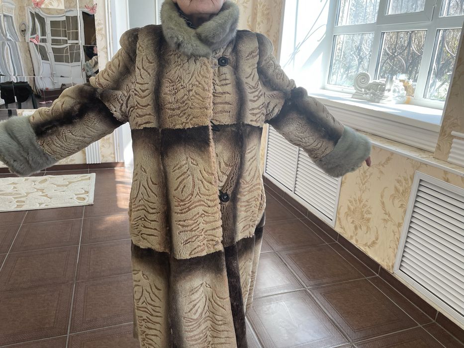 Шуба бобровая щипаная