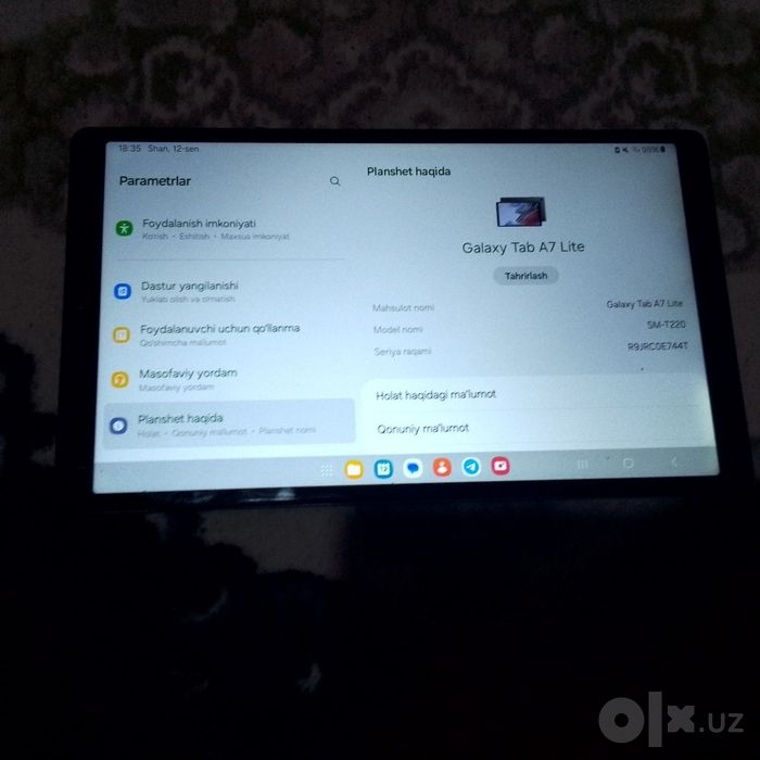 Samsung planshet