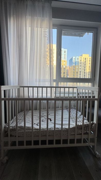 Кроватка детская до 3 лет с матрасом