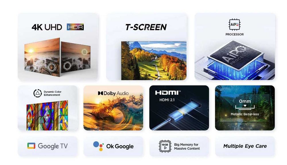 Телевизор TCL 55V6B UHD Google TV 4K