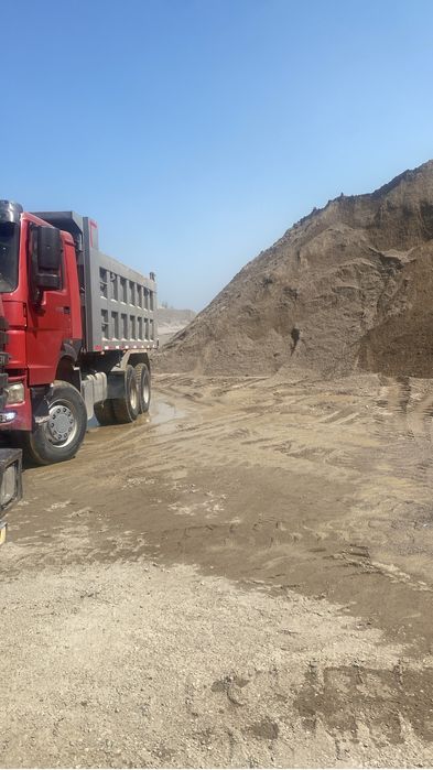 Доставка балласта пгс отсев щебень