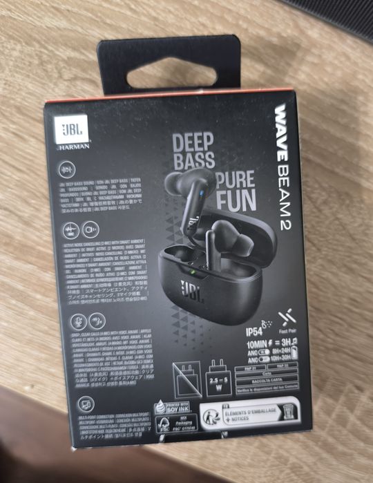 Блутут слушалки JBL wave beams 2