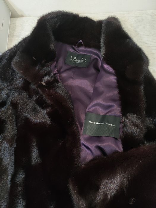 шуба норковая длинная