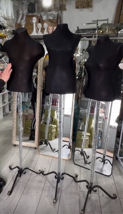 Новые Манекены 3вида Маникены черные