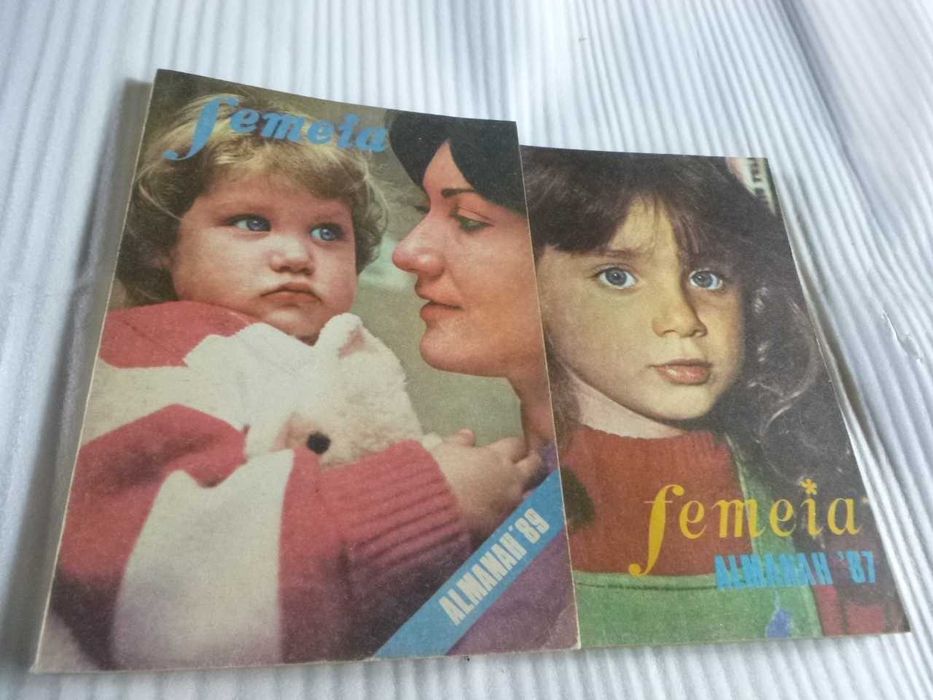 Almanah femeia 1987 si 1989.
