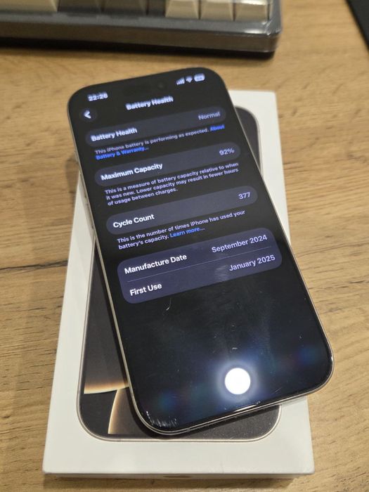 iPhone 16 Pro 512гб, 92%