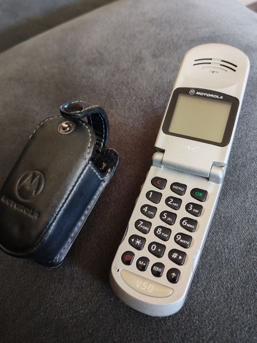 Telefon de colecție retro Motorola Kramer , husă, încărcător