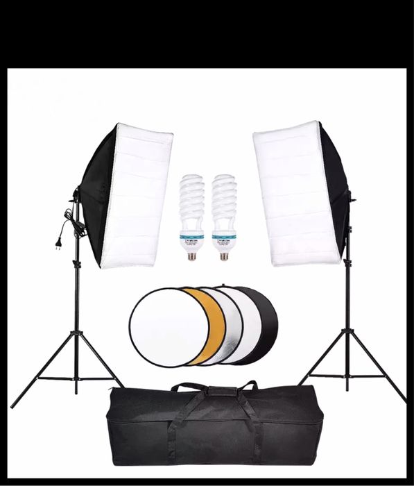 ПРОМО! 2бр. Софтбокс. рефлектор 5 в 1. Фото. Видео. Продукти. Влог