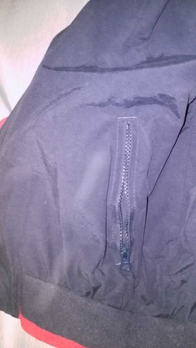 Geaca scurta cu doua fetze Grena/Albastru foarte inchis Marca COLINS