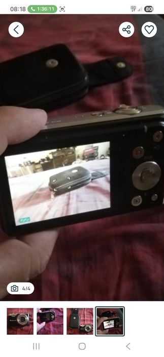 Vand aparat casio exlim sx-h5