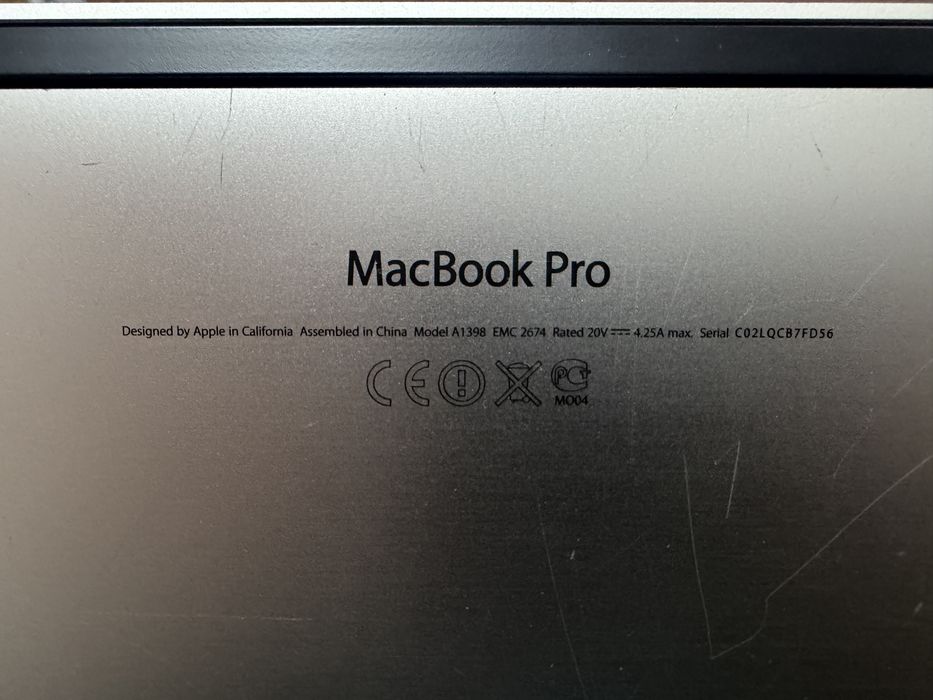 Vand MacBook Pro