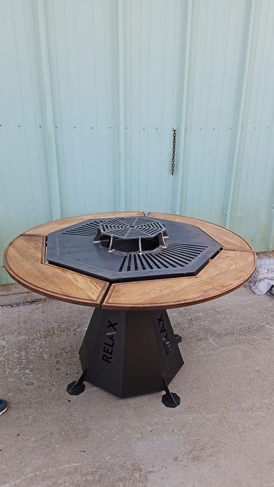 Gratar rotund. Plită. RELAX