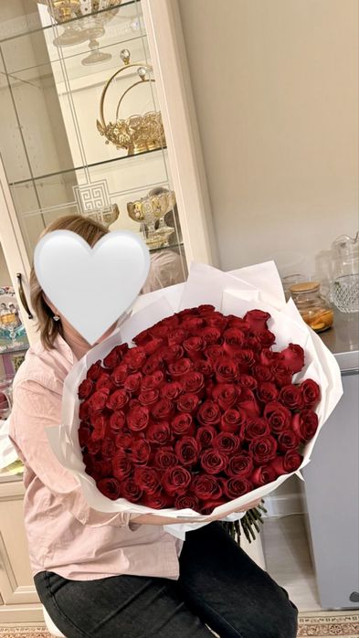 101 роза свежие бугын келды