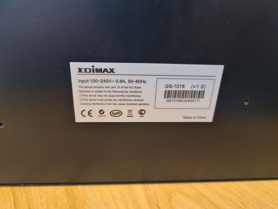 Суич Edimax GS-16 Gigabit Ethernet Switch