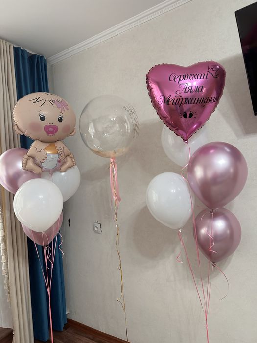 Гелий шарлар 700тг ден