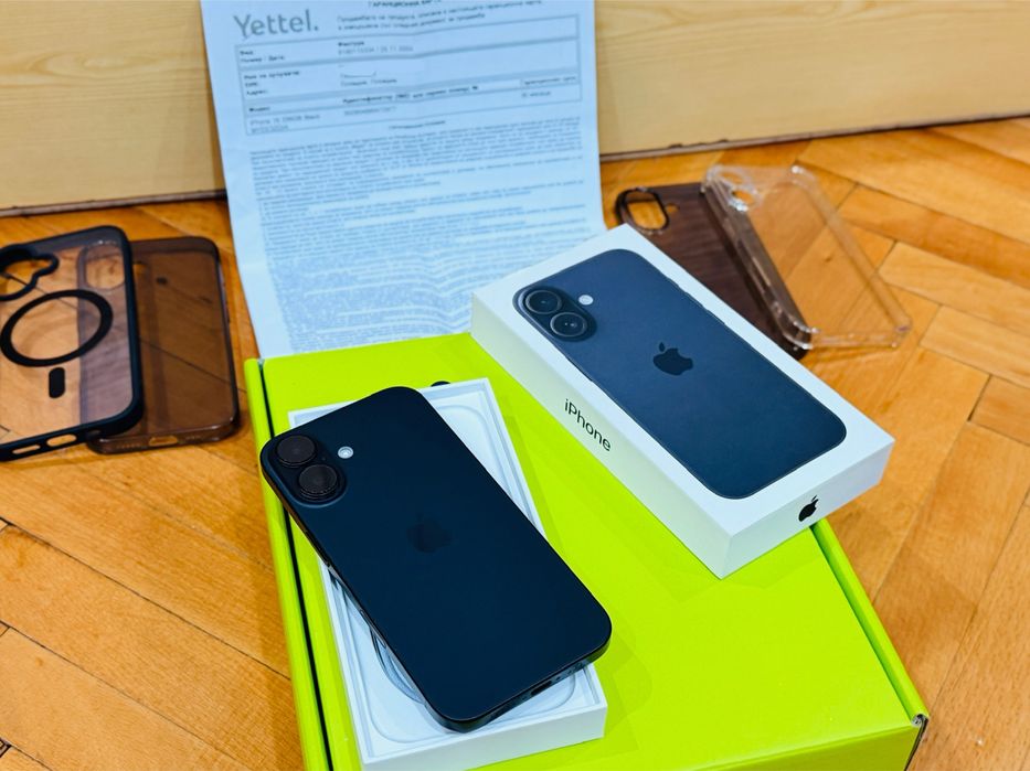 Iphone 16 256GB/Black’series/ГАРАНЦИЯ 23м/като НОВ