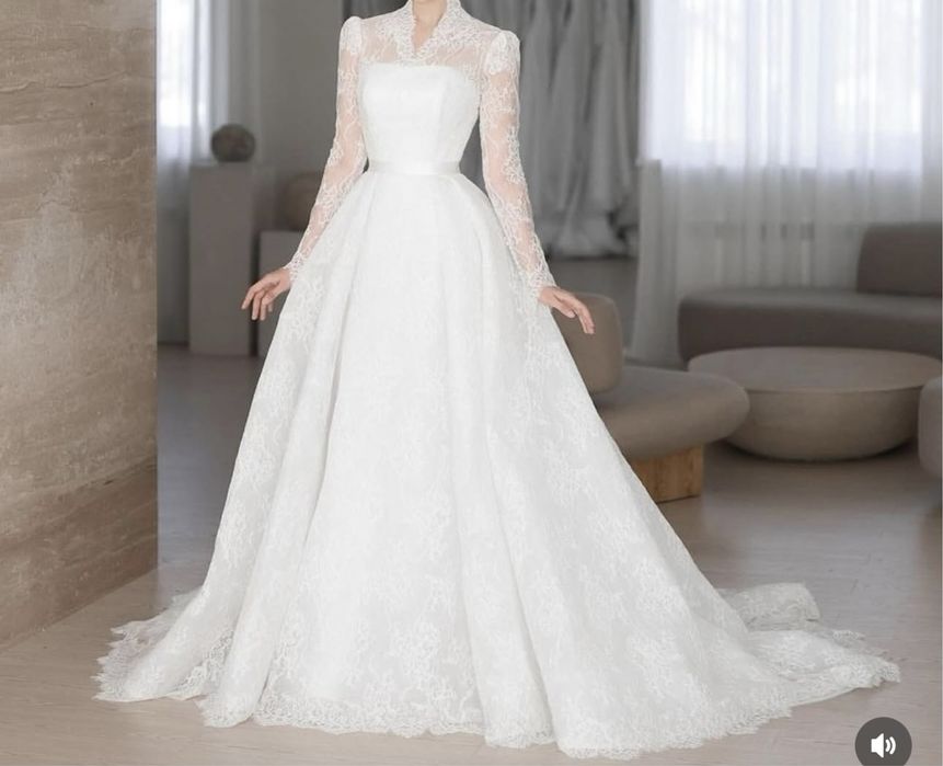 Прокат шикарного свадебного платья