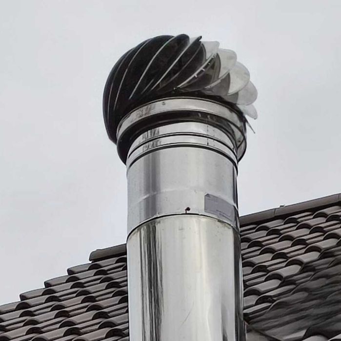 Въртяща Шапка За Комин Вентилационна 80-350мм Метална, Инокс Inox