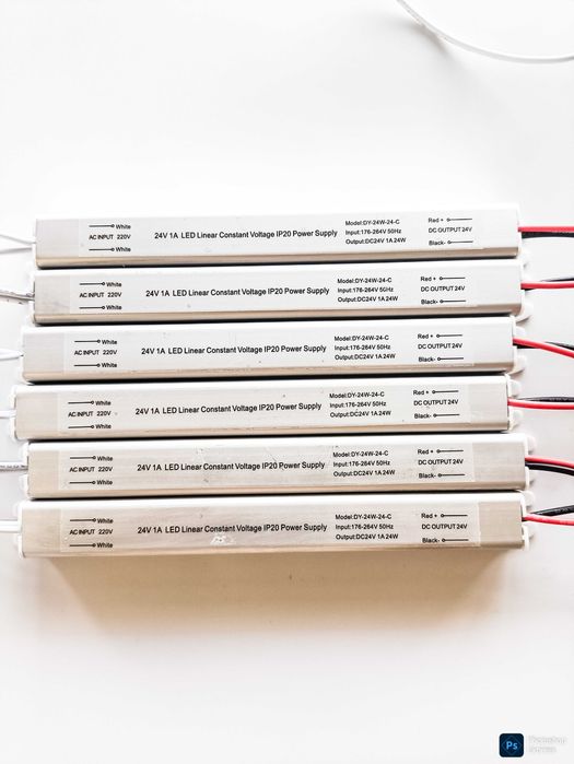 Блок питания для светодиодных лент 24V 24W