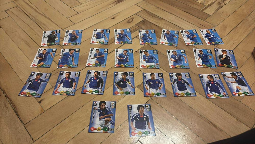 241 различни Panini карти Световно 2010