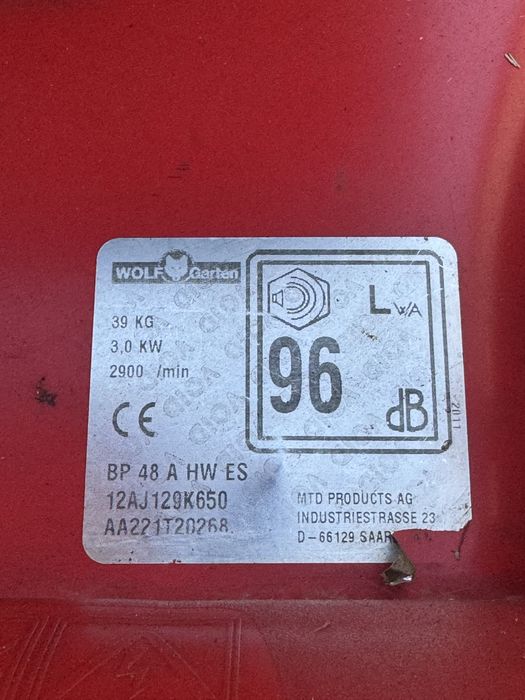 Vand masina de tuns iarba Wolf Garten motor brigs stratton si autotractiune