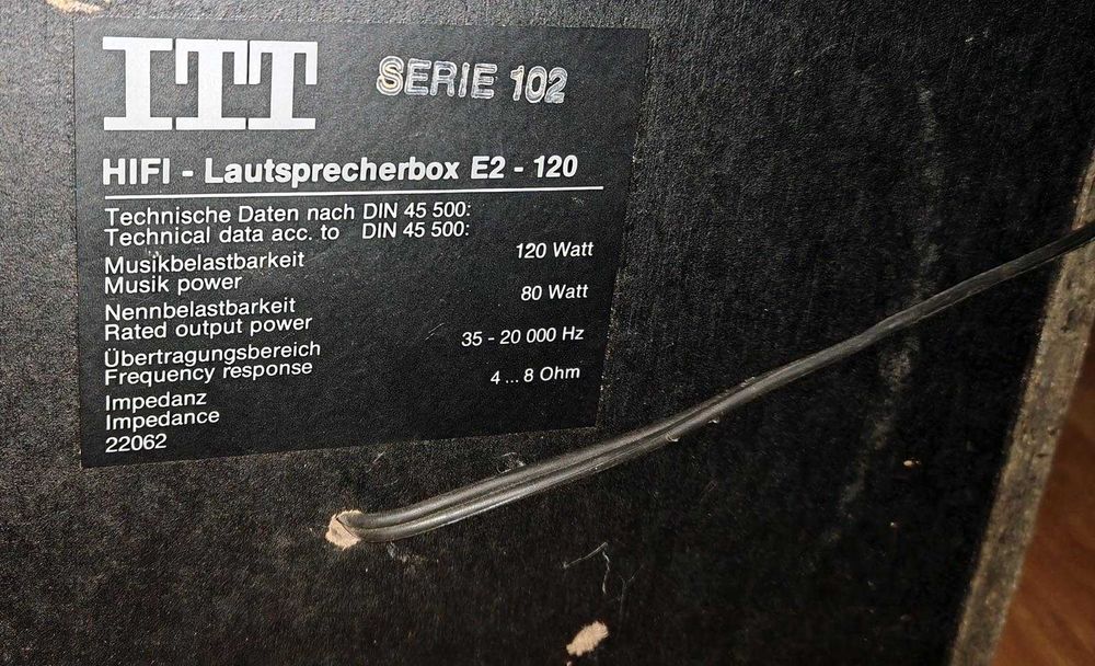 Sistem audio Philips 902 Stereo Music Centre cu boxe ITT HIFI E2-120