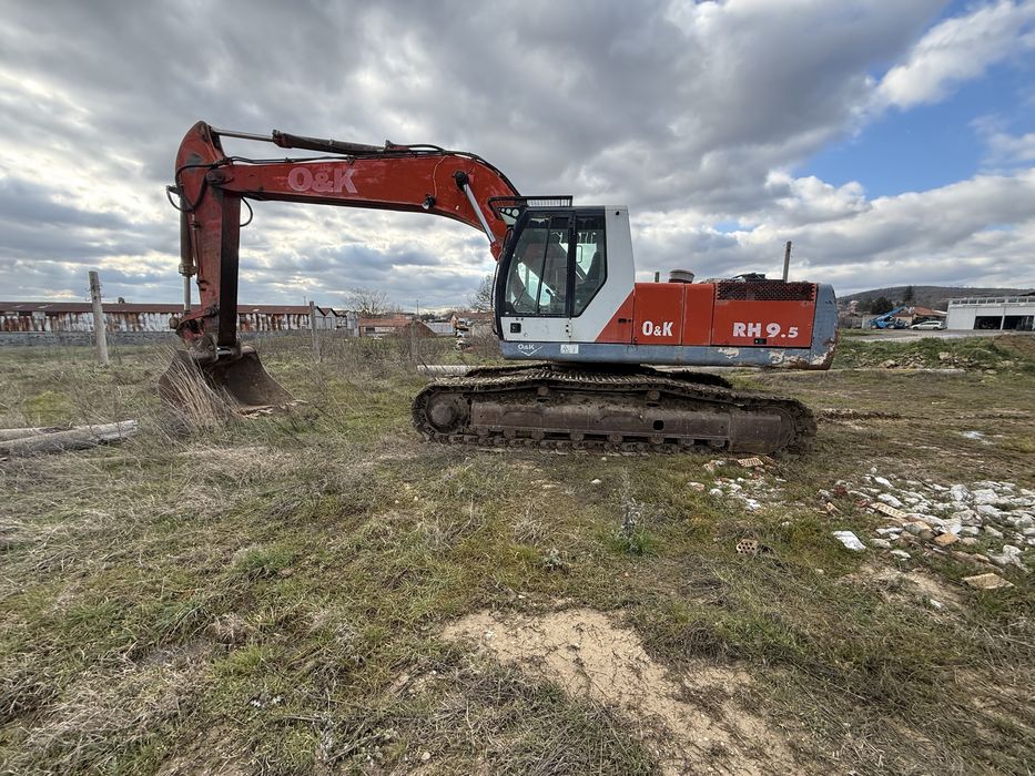 30т багер O&K, дизел, работещ, готов за работа