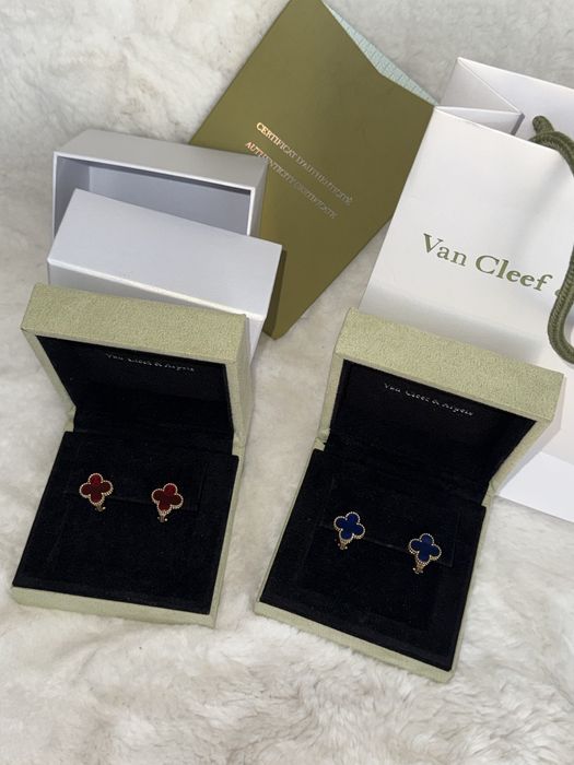 Van cleef 750 проба серьги