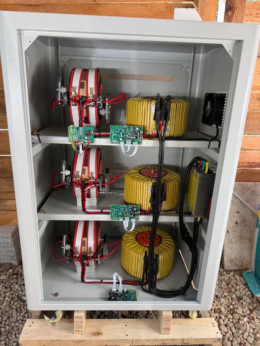 Нов стабилизатор трифазен 80 KVA