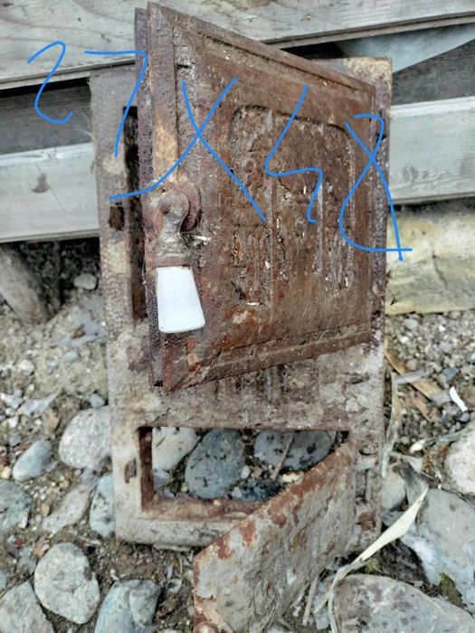 Ușa dubla soba folosita