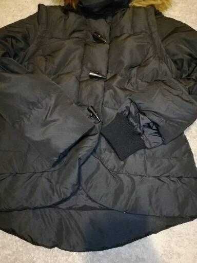 #Redus la 130 RON. Geaca de dama, JESSIE G., neagra, marimea M