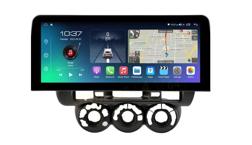 HONDA JAZZ 2002-2007 - 9'' Мултимедия навигация Андроид, 9136