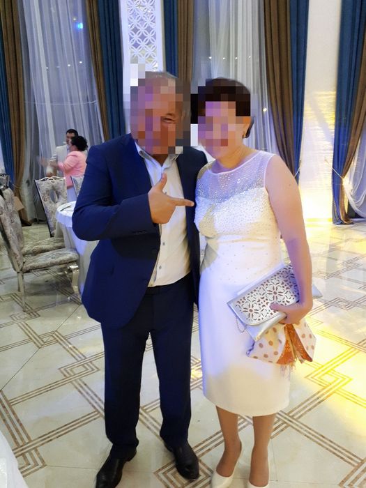 Белое вечернее платье 44-46р